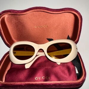 Authenticate Gucci cat eye sunglasses GG0990s